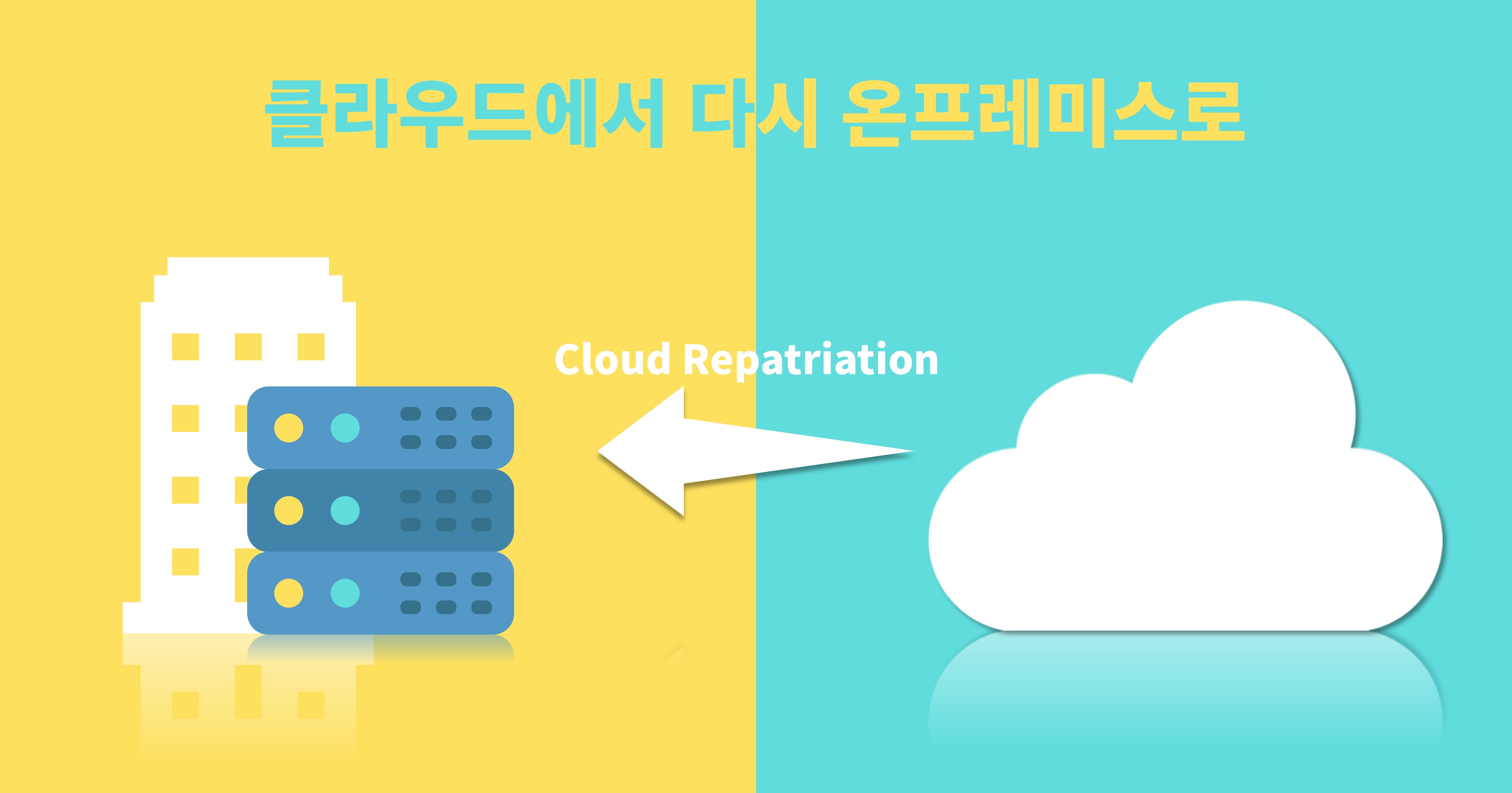 브레인즈컴퍼니 블로그_클라우드 송환(Cloud Repatriation)_클라우드에서 다시 온프레미스로_썸네일